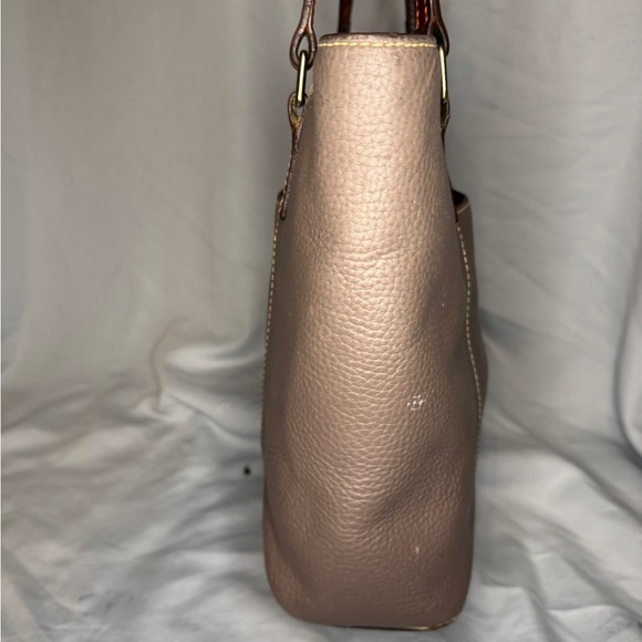 Dooney & Bourke Pebbled Leather Tote | Taupe Brown | Priced to Move - Picture 4 of 8